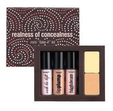 Kit de corretivos e iluminadores réplica da Benefit